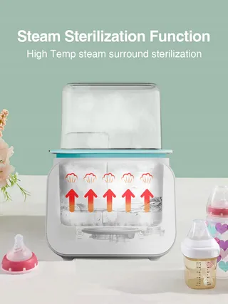 KOSTTE Flessenwarmer 10-in-1 Met Ontdooifunctie Voor Baby's — miniatuur 3