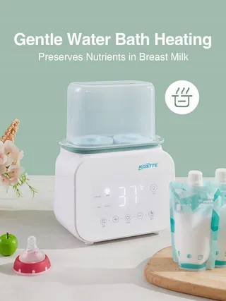 KOSTTE Flessenwarmer 10-in-1 Met Ontdooifunctie Voor Baby's — miniatuur 6