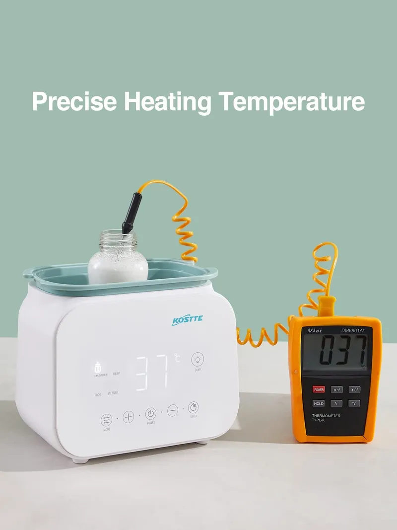 KOSTTE Flessenwarmer 10-in-1 Met Ontdooifunctie Voor Baby's — foto 7
