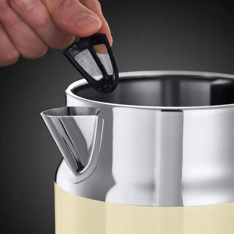 RUSSELL HOBBS Waterkoker Retro 1,7L 2400W Crème Roestvrij Staal — foto 3