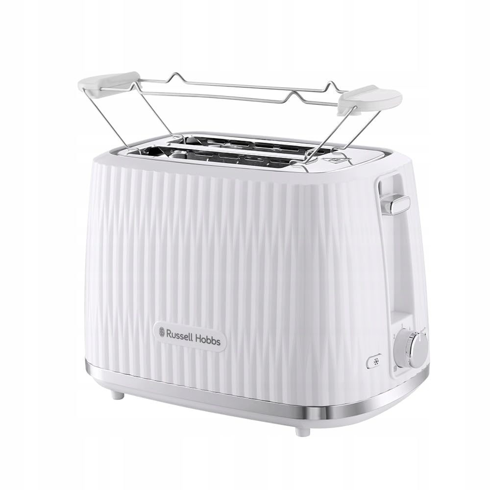 RUSSELL HOBBS Broodrooster 2 Sneden 6 Standen Opwarmfunctie Wit