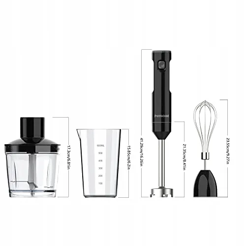 POYOCOM Draadloze Staafmixer 600ml Smoothie — foto 6