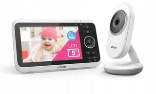 VTECH Babymonitor VM350 Camera LCD Scherm Nachtzicht Slaapliedjes