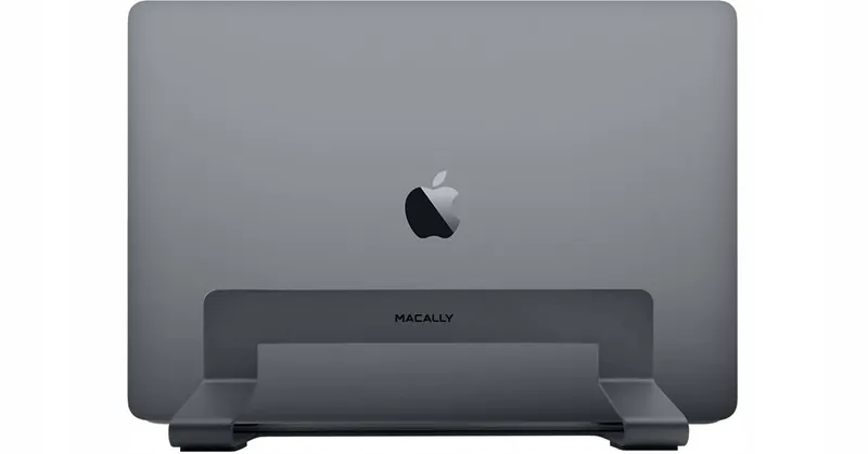 MACALLY VCSTAND Laptopstandaard MacBook 16-30mm Space Grey — foto 2