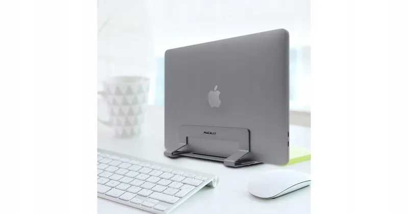 MACALLY VCSTAND Laptopstandaard MacBook 16-30mm Space Grey — foto 7