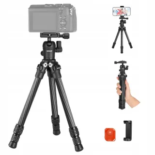 NEEWER TP09 Mini Koolstofvezel Statief 360 Telefoon DSLR Compact