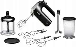 BOSCH Handmixer 575W Zwart 2 Gardes 2 RVS Haken