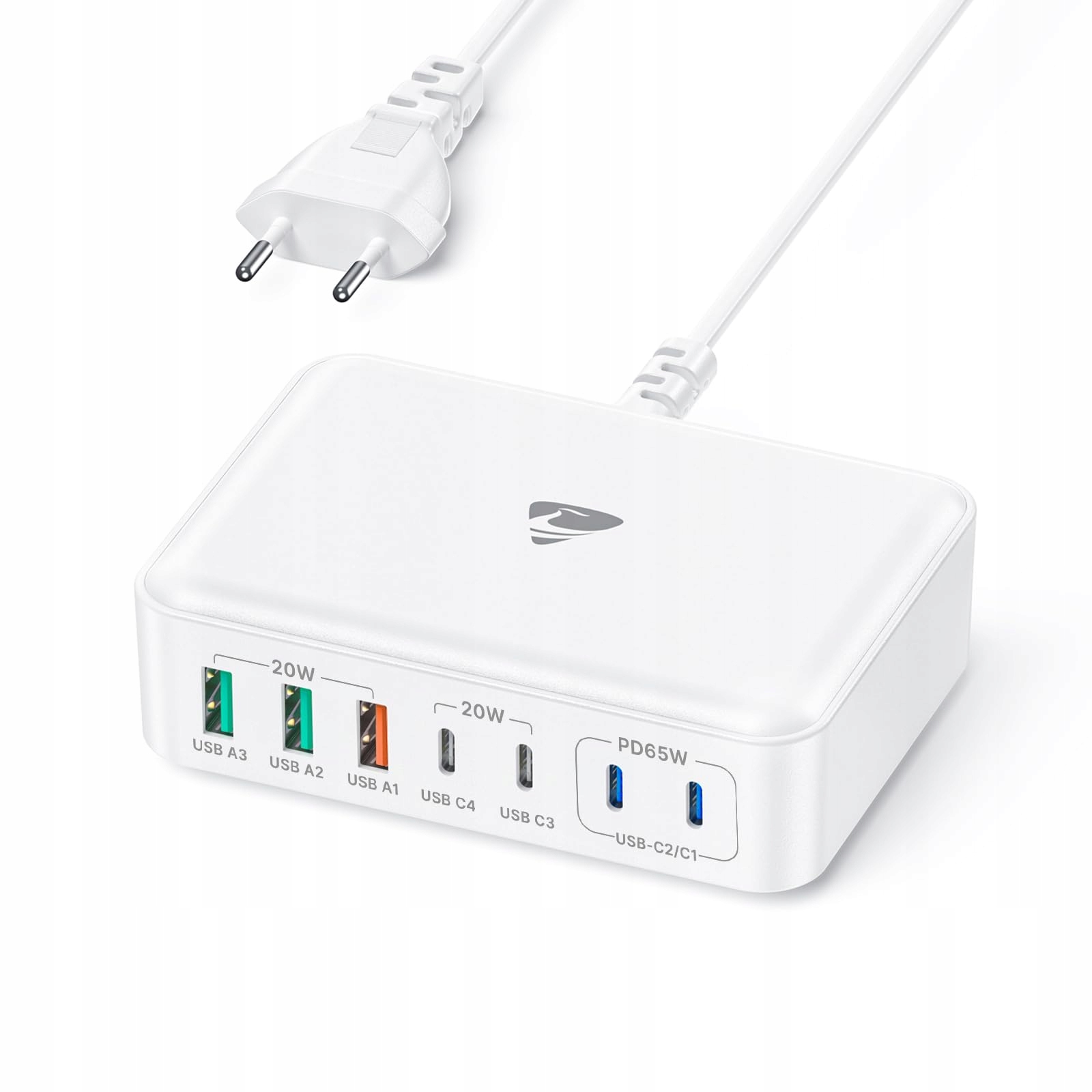 USB C Adapter 165W Snelladen 7-Poorts iPhone MacBook iPad