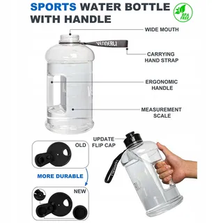 VENNERLI Waterfles XXL Sport 2.2L BPA-vrij — miniatuur 3