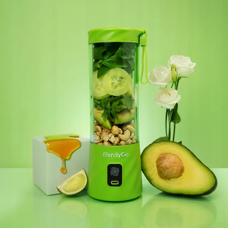 BLENDYGO 3 Draagbare Smoothie Blender USB 550ml Groen — foto 11