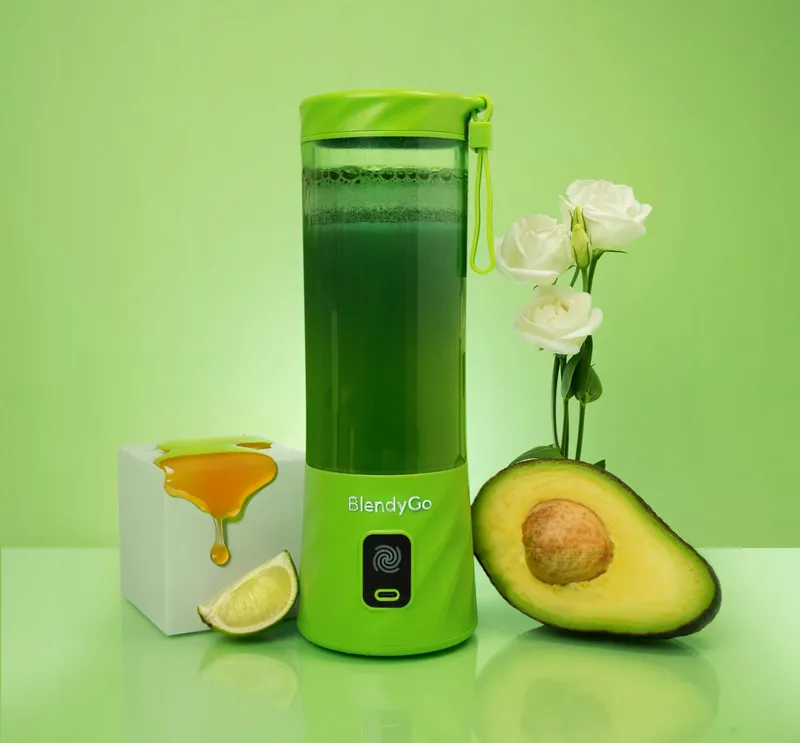 BLENDYGO 3 Draagbare Smoothie Blender USB 550ml Groen — foto 2