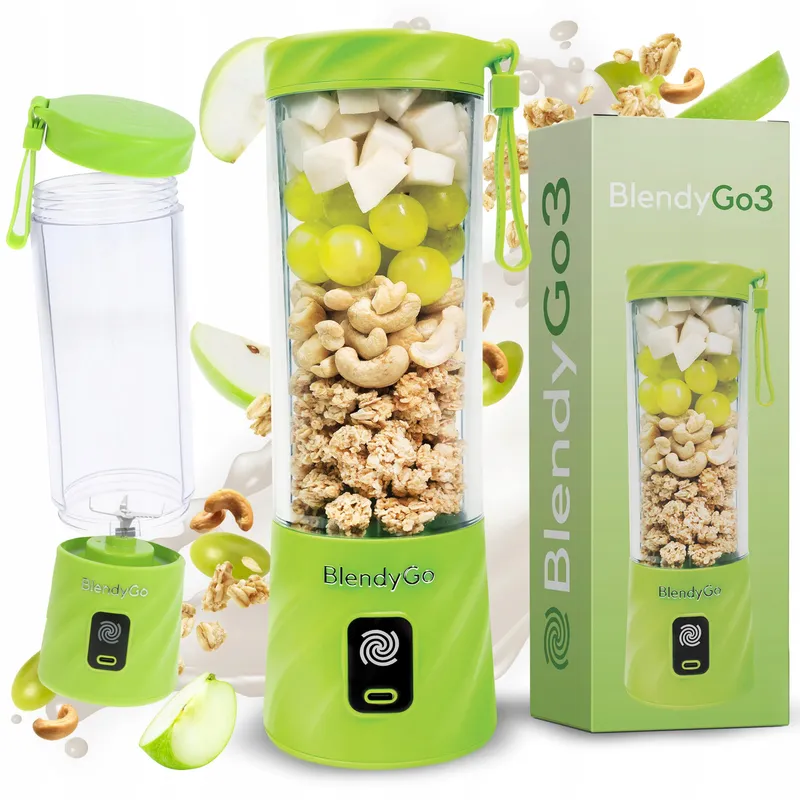 BLENDYGO 3 Draagbare Smoothie Blender USB 550ml Groen — foto 1
