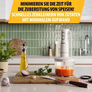 TRISTAR Staafmixerset 350W Roestvrij Staal Vaatwasserbestendig — miniatuur 7