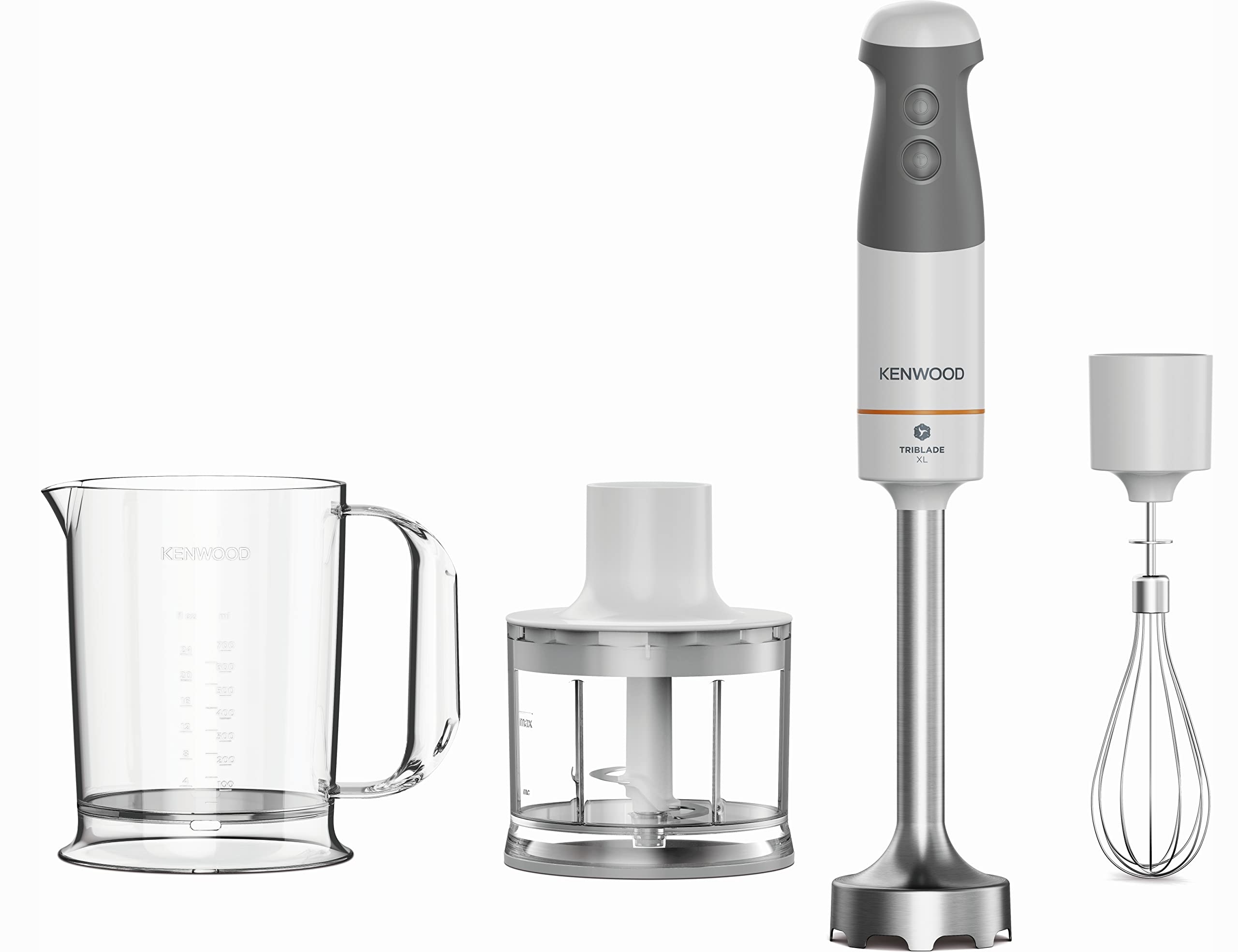 KENWOOD TriBlade Staafmixer 3 Messen Turbo 850W Wit