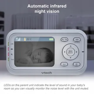 VTECH VM3255 Babyfoon Camera LCD 2,8 Inch Nachtzicht Slaapliedjes — miniatuur 7