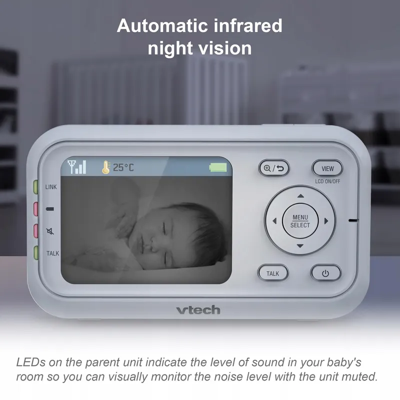 VTECH VM3255 Babyfoon Camera LCD 2,8 Inch Nachtzicht Slaapliedjes — foto 7