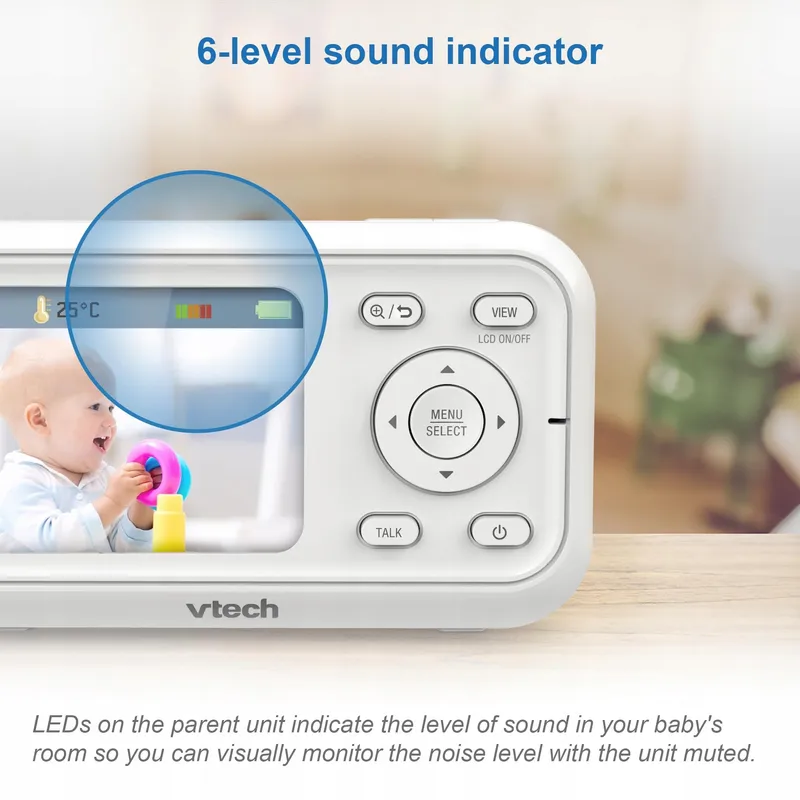 VTECH VM3255 Babyfoon Camera LCD 2,8 Inch Nachtzicht Slaapliedjes — foto 4