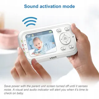 VTECH VM3255 Babyfoon Camera LCD 2,8 Inch Nachtzicht Slaapliedjes — miniatuur 8