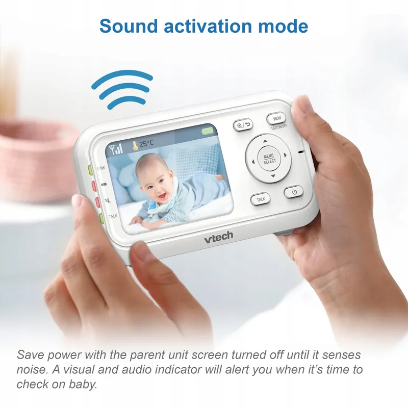 VTECH VM3255 Babyfoon Camera LCD 2,8 Inch Nachtzicht Slaapliedjes — foto 8