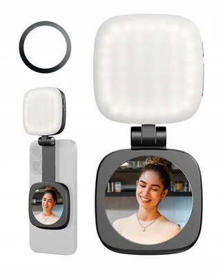SMALLRIG Vibe P48 Magnetisch LED Video Licht iPhone Zwart — miniatuur 1