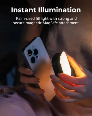 SMALLRIG Vibe P48 Magnetisch LED Video Licht iPhone Zwart — miniatuur 4