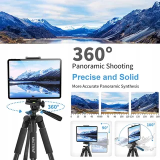 MACTREM Statief Telefoon Tablet 165cm 360° Afstandsbediening — miniatuur 6
