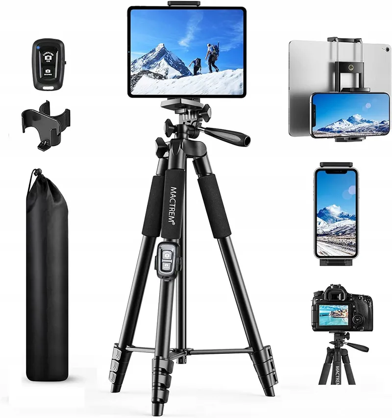 MACTREM Statief Telefoon Tablet 165cm 360° Afstandsbediening — foto 1