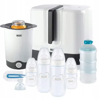 NUK First Choice Sterilisator En Flessenwarmer Voedingsset