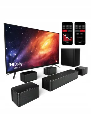 ULTIMEA Soundbar 7.1 Dolby Atmos 460W Subwoofer