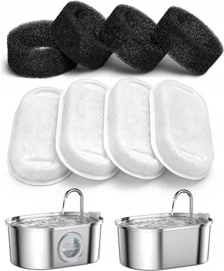 TOMXCUTE Drinkfontein Voor Katten Roestvrij Staal 3,2L — miniatuur 15