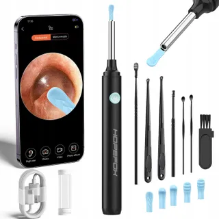 HOPEFOX Oorreiniger Camera 1080P HD WiFi Endoscoop LED