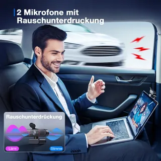 EMEET C960 4K Webcam Lensdop Microfoon — miniatuur 6