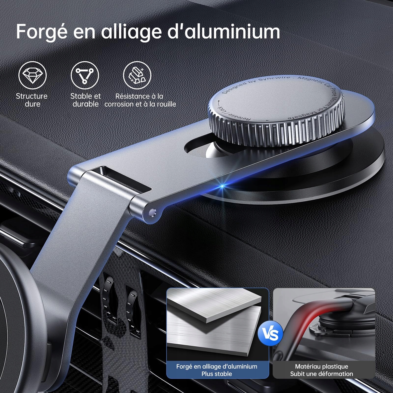 SYNCWIRE Autohouder MagSafe Magnetisch iPhone 15 Pro en Anderen