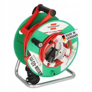 BRENNENSTUHL Garant Tuinkabelhaspel IP44 40m Rood Grasmaaier