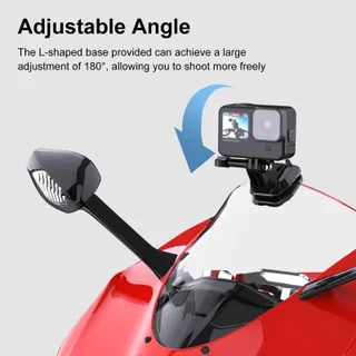 PULUZ Motorhouder Windscherm GoPro Osmo Insta360 Actiecamera — miniatuur 5