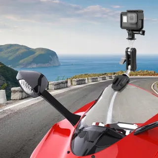 PULUZ Motorhouder Windscherm GoPro Osmo Insta360 Actiecamera — miniatuur 8
