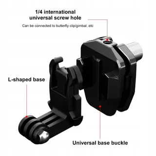PULUZ Motorhouder Windscherm GoPro Osmo Insta360 Actiecamera — miniatuur 3