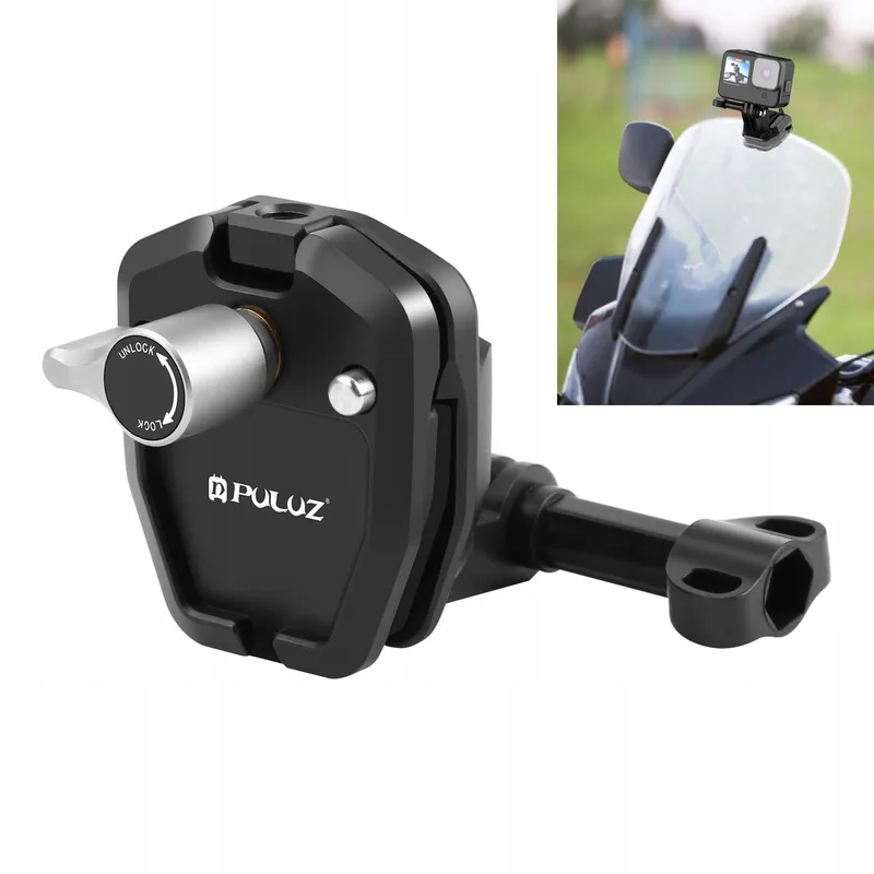 PULUZ Motorhouder Windscherm GoPro Osmo Insta360 Actiecamera — foto 1