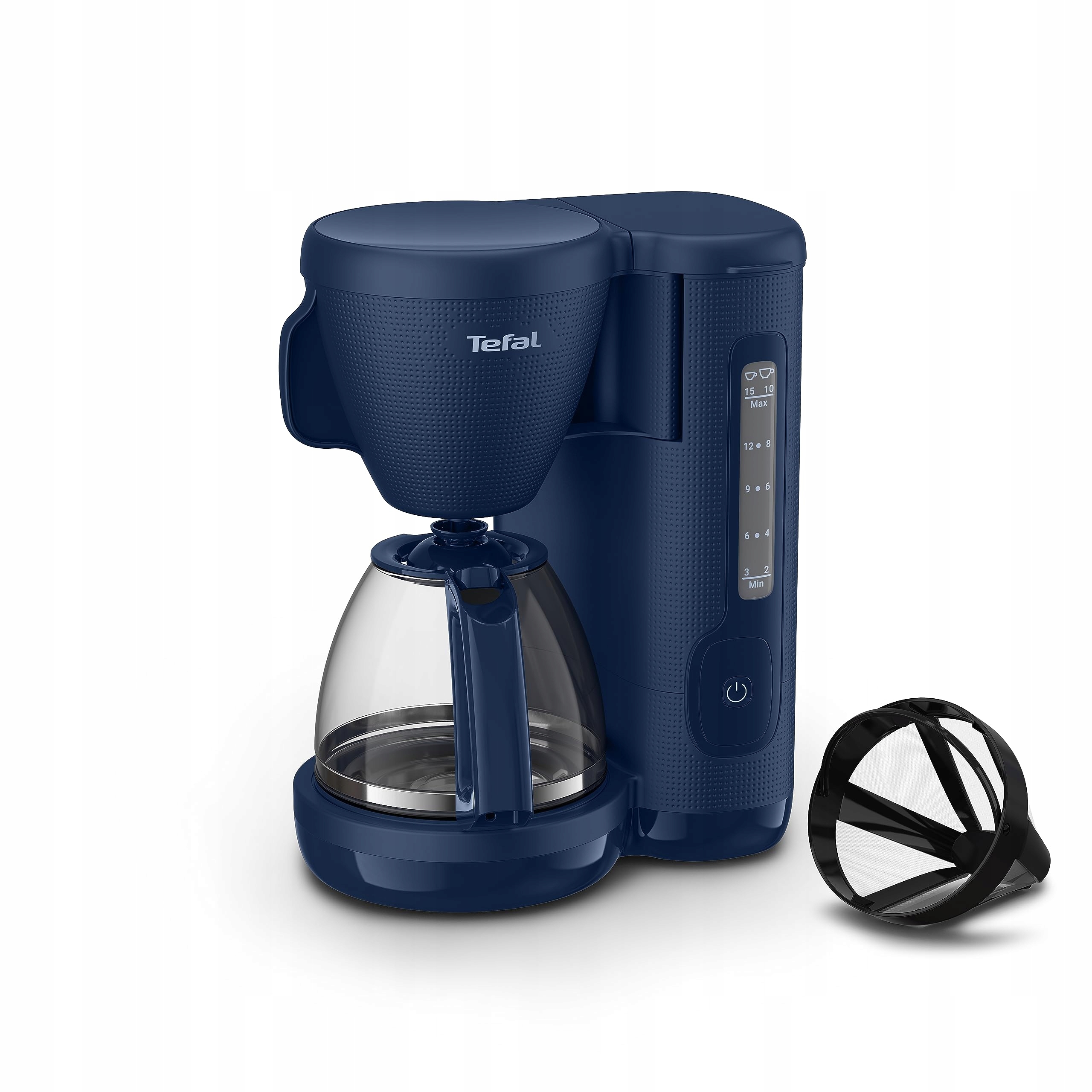 TEFAL Morning CM2M1410 Filterkoffiezetapparaat 1,25L Blauw