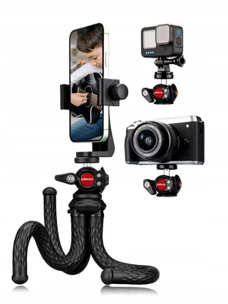 LAMMCOU Flexibel Statief Smartphone GoPro Adapter