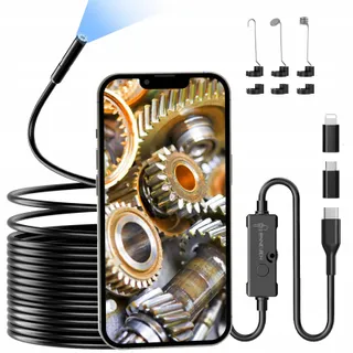 ENNOVOR Endoscoopcamera HD 1920 8 LED Waterdicht IP67 Android iOS 5m