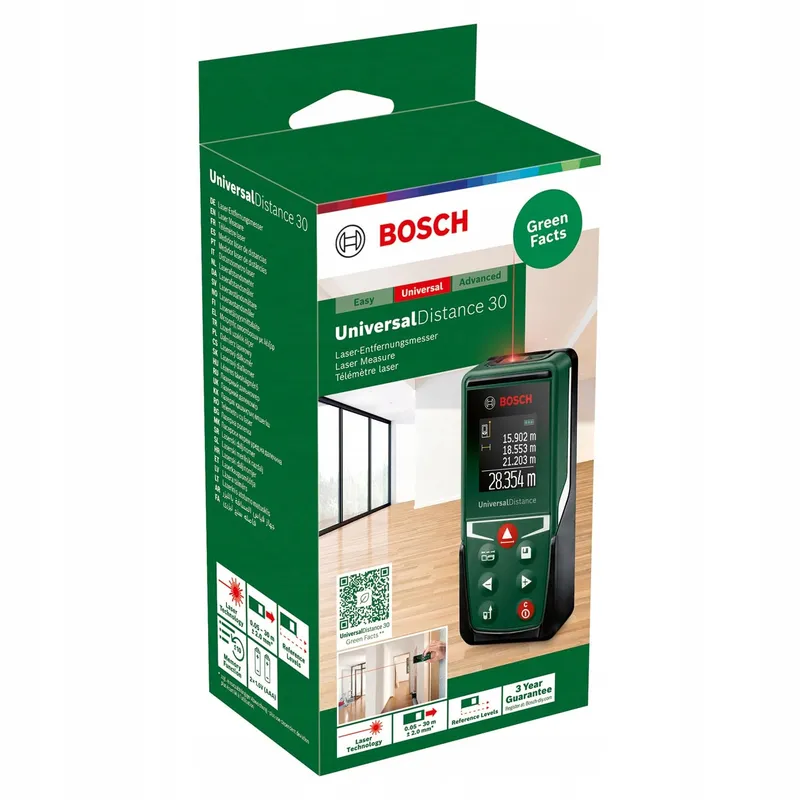 BOSCH UniversalDistance 30 Laserafstandsmeter 30m Meetfuncties — foto 4