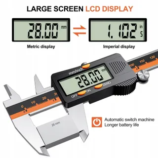 PRECIVA Digitale Schuifmaat 150mm Waterdicht Display — miniatuur 2
