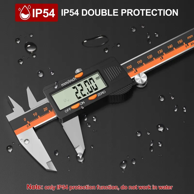 PRECIVA Digitale Schuifmaat 150mm Waterdicht Display — foto 4