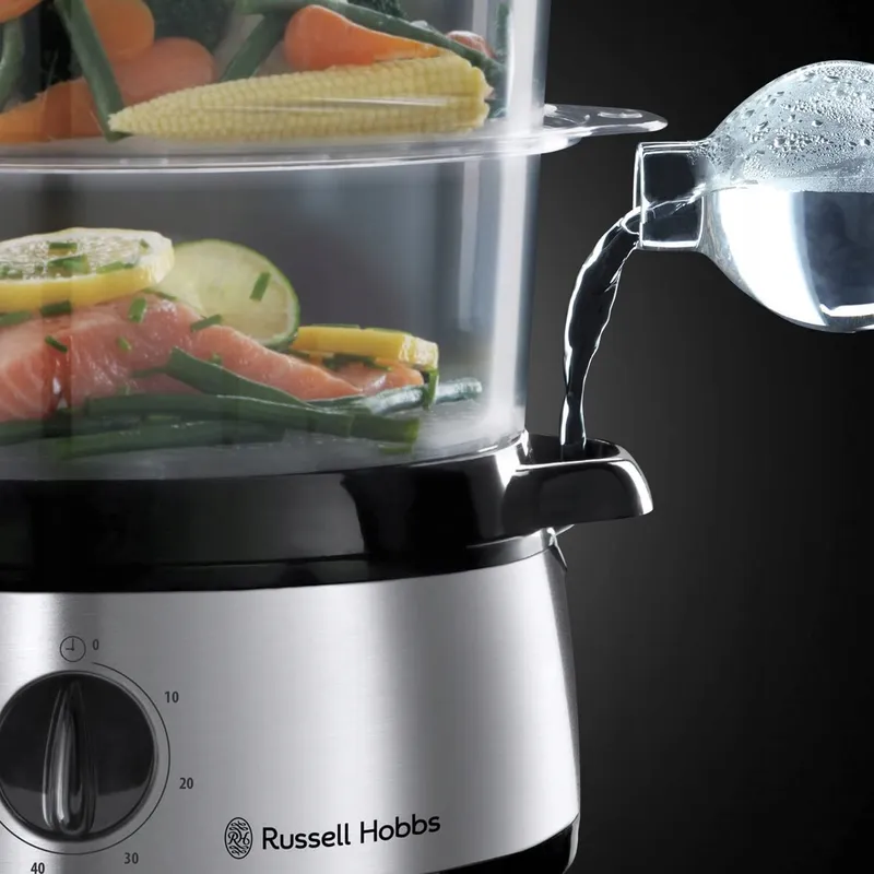 RUSSELL HOBBS Stoomkoker 9L Timer 60 Min Auto-uit BPA-vrij — foto 6