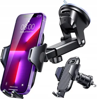 VANMASS Telefoonhouder Auto 360° iPhone Samsung Stevige Montage