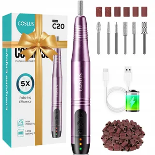 COSLUS Draadloze Nagelfrees 11-in-1 Manicure Pedicure