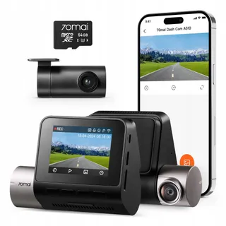 70MAI Dashcam Voor Achter 2.7K WiFi 64GB ADAS Nachtmodus