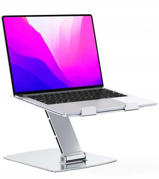 GLANGEH Verstelbare Laptopstandaard Aluminium MacBook Compatibel