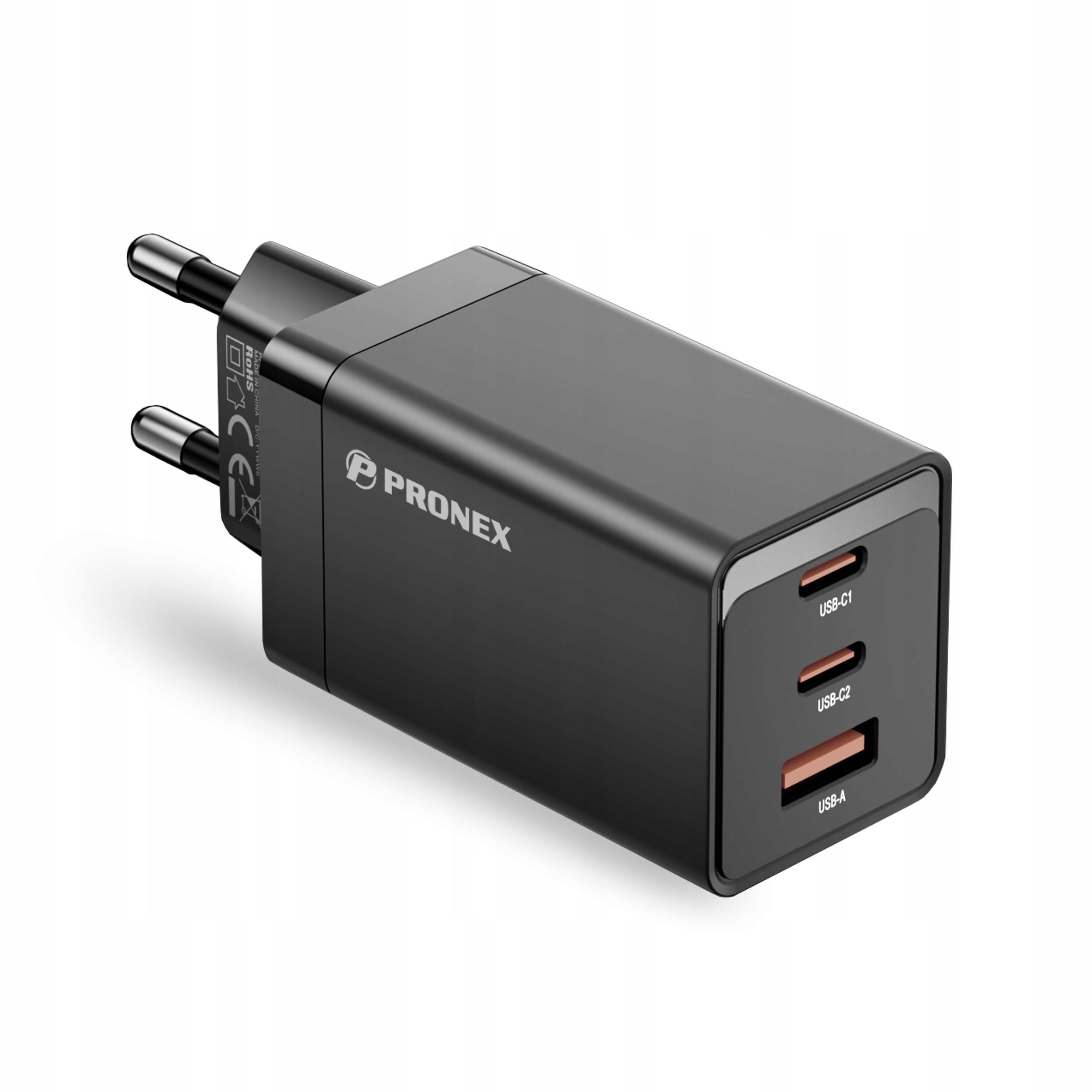 PRONEX 67W GaN USB-C Lader 3 Poorten PD 3.0 Apple Samsung